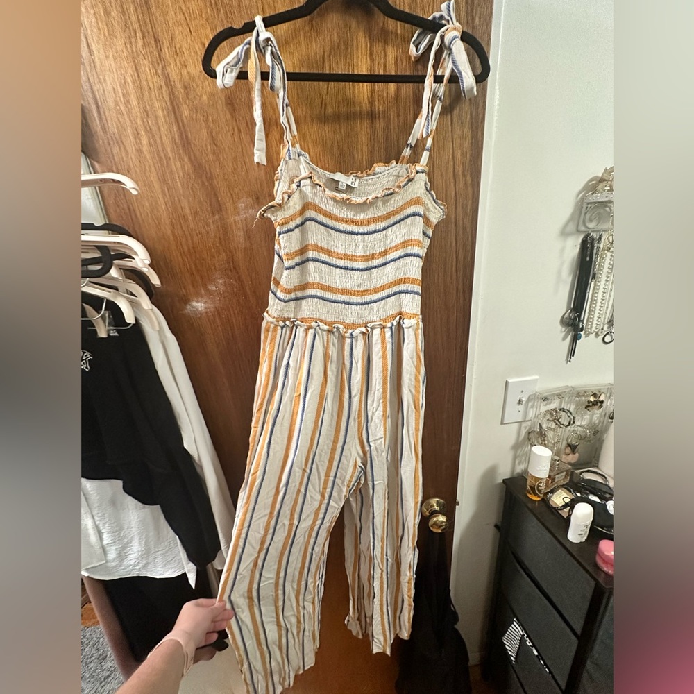 Colored striped jumpsuit - size L RO & DE